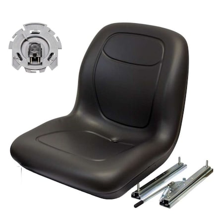 Aic Replacement Parts Black Seat Fits New Holland LS120 LS125 LS140 LS150 LS160 LS170 LS180 LS185 &190 KT-SEQ90-0010